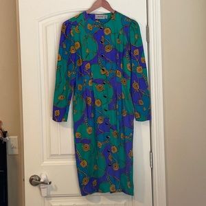 Adrianna Papell Silk Dress